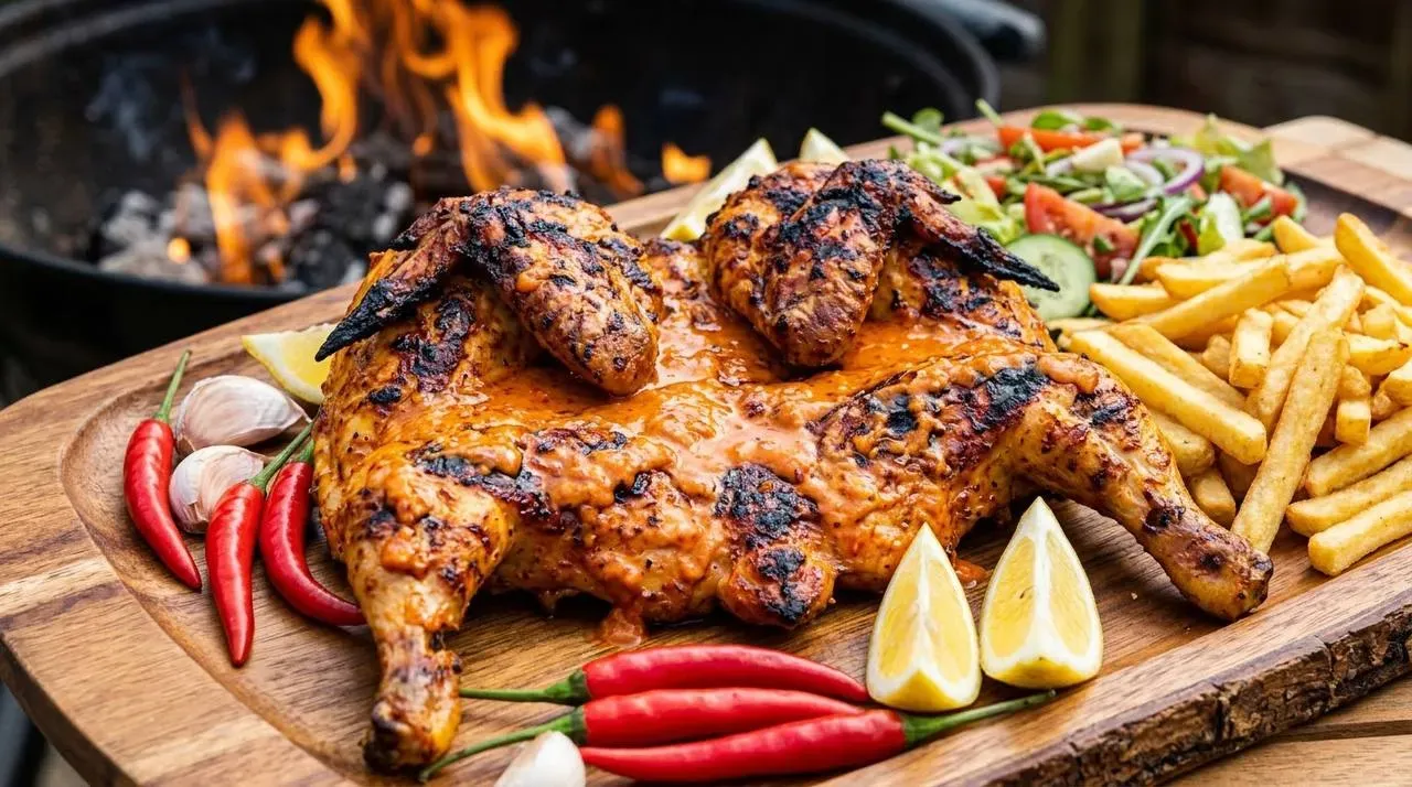 طرز تهیه مرغ پری‌پری پرتغالی؛ مرغ آتشین با سس فلفل تند