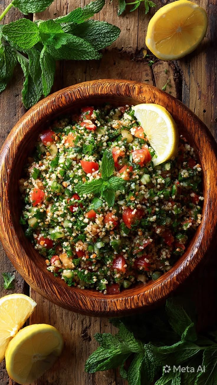 طرز تهیه تبوله؛ سالاد سبز و خوش‌عطر لبنانی