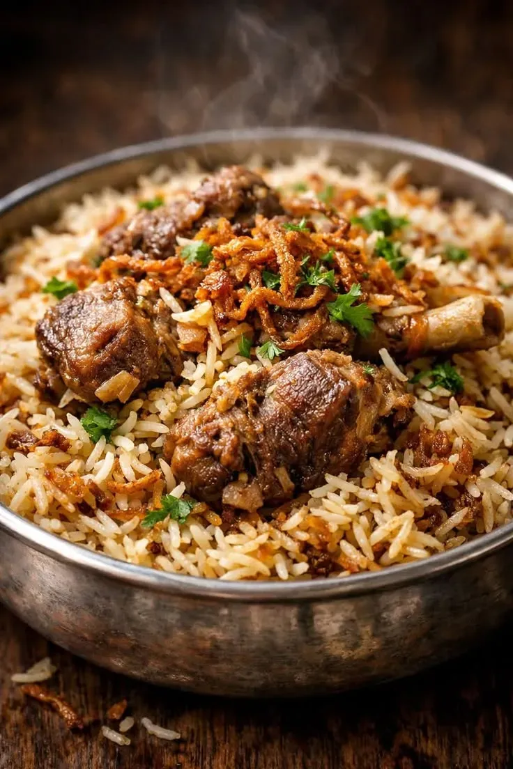 طرز تهیه بریانی گوشت حیدرآبادی؛ شاهکار شبهقاره در آشپزخانه شما