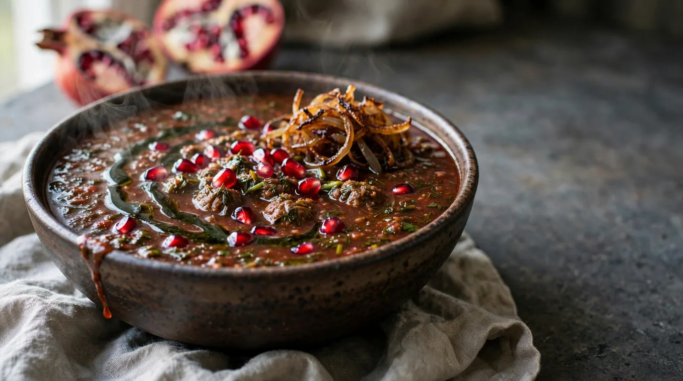 طرز تهیه آش انار؛ آشی ملس، خوشرنگ و پاییزی