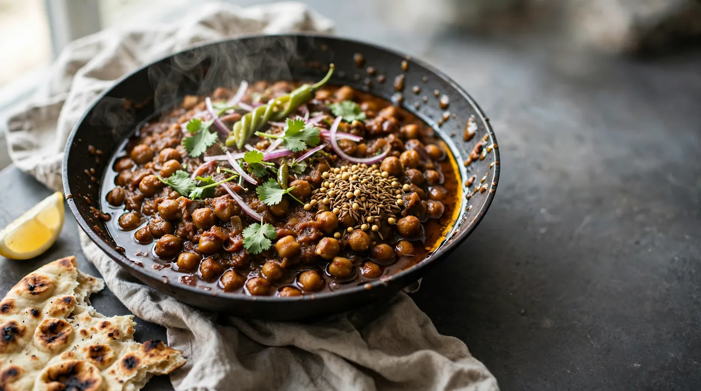 طرز تهیه چنا ماسالا؛ خورش نخود هندی با عطر بازارهای دهلی