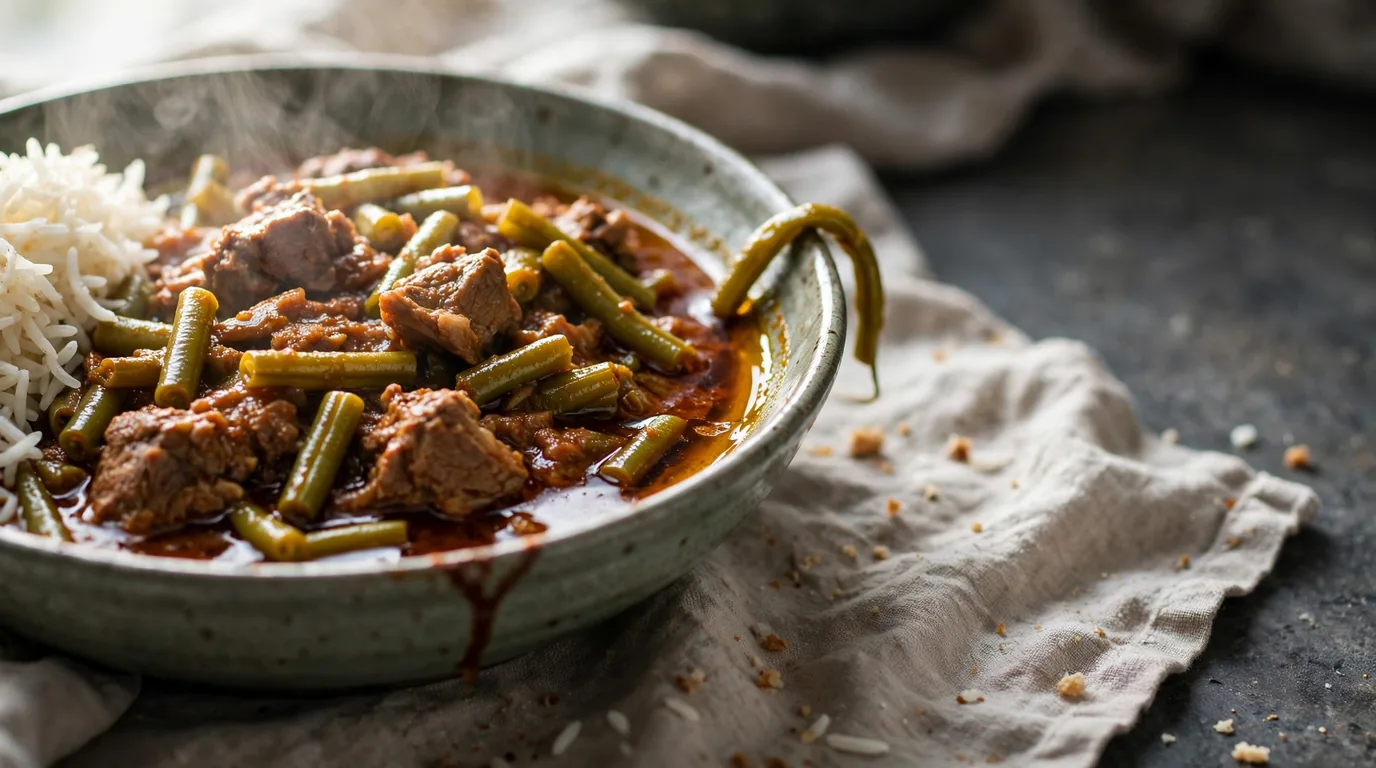 طرز تهیه خورش لوبیا سبز جاافتاده؛ خورشی خانگی و دلچسب
