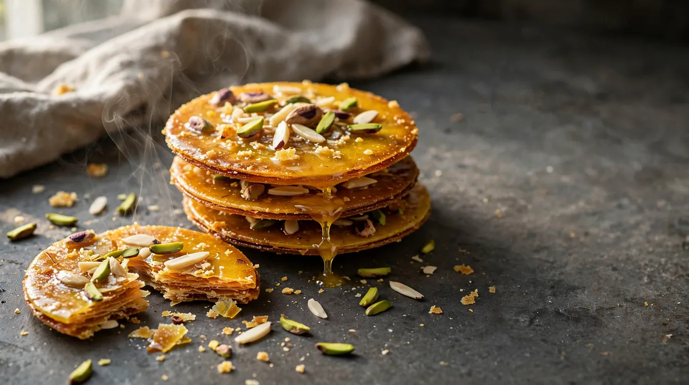 طرز تهیه سوهان قمی؛ شیرینی زعفرانی و طلایی اصیل قم