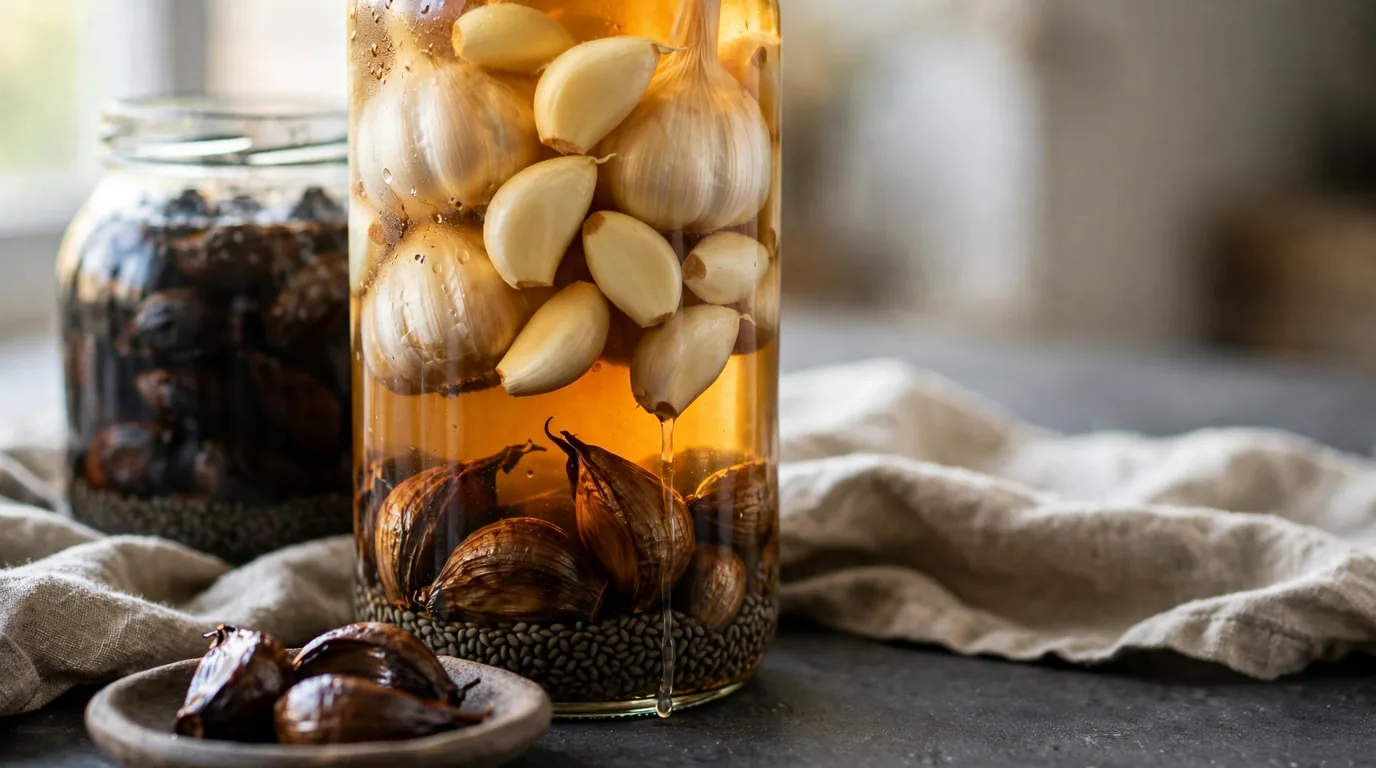طرز تهیه ترشی سیر؛ از سیر ترشی تازه تا سیر کهنهی سیاه